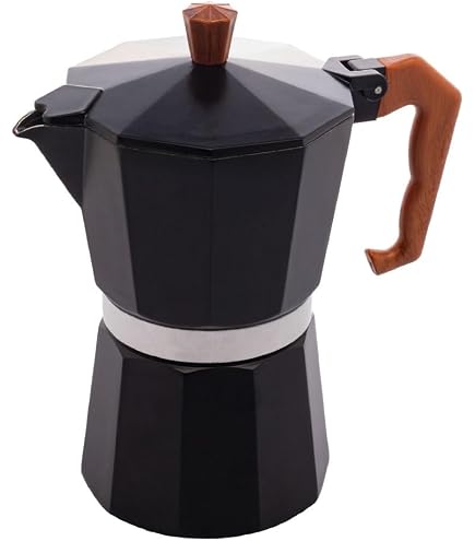 Cafeteira Moka Italiana Em Cabo De Madeira 3 Xícaras | Amazon.com.br